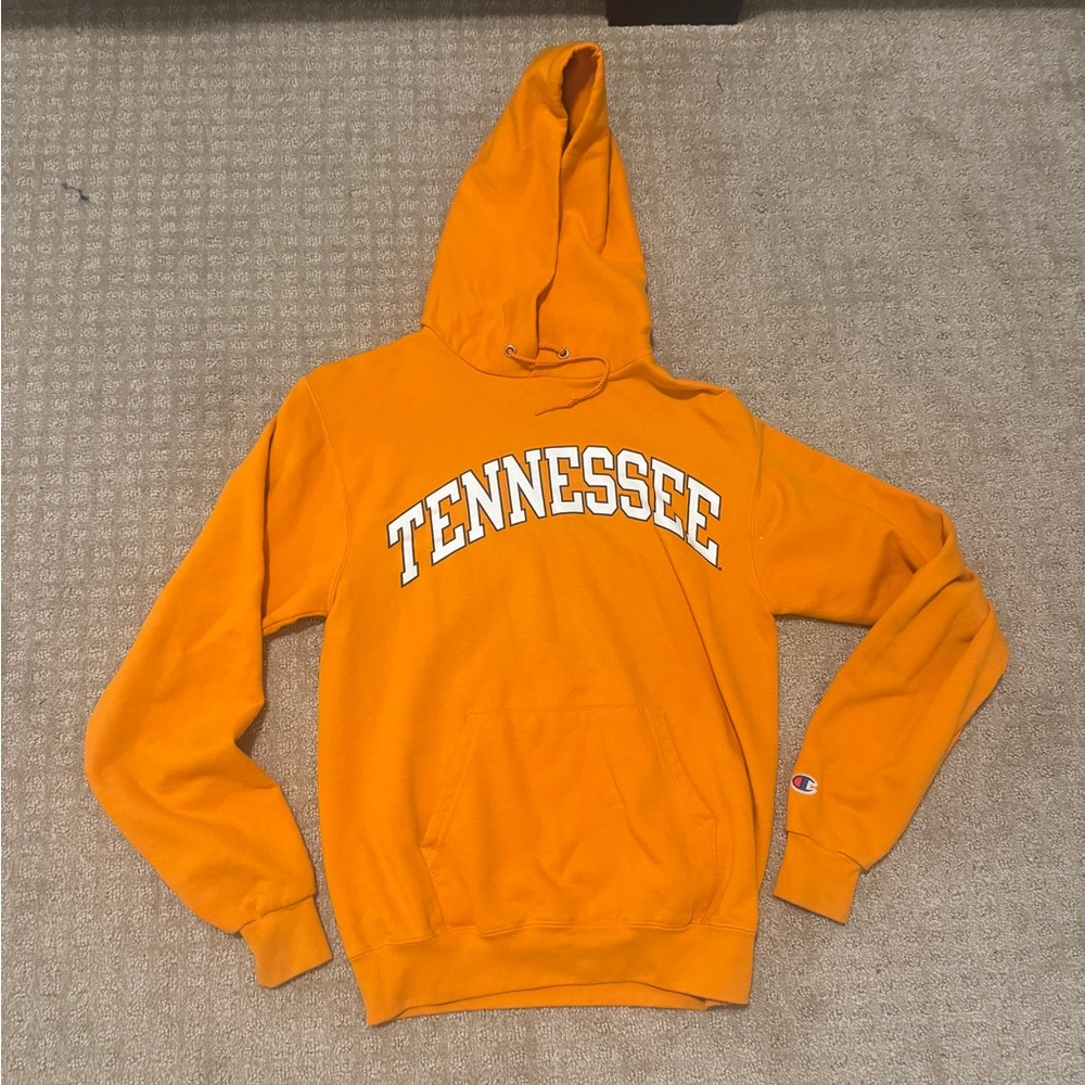 Champion Bright Orange Athletic Hoodie